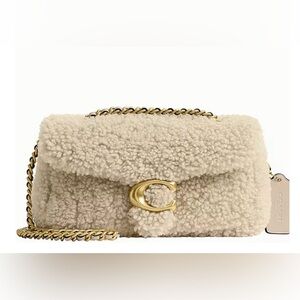 Coach Shearling Tabby Shoulder Bag 20 nwt and dust bag